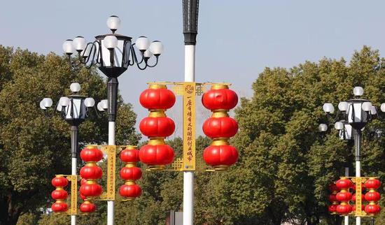 义乌节庆氛围已拉满。图源：义乌市融媒体中心