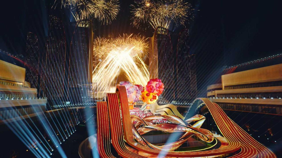 义乌分会场。本文配图均为春晚直播截图