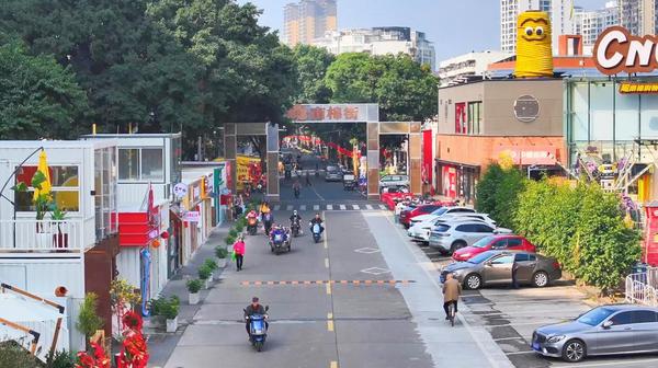 图为南棉街景。