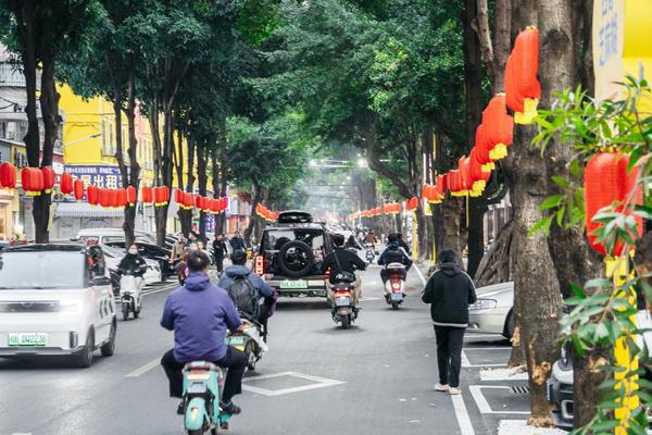 图为南棉街景。