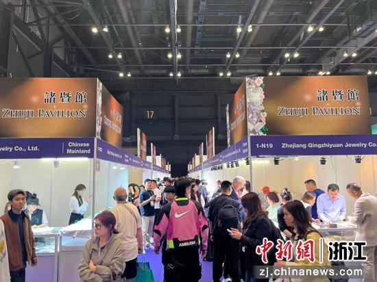 近日，展会现场。朱展&nbsp;摄