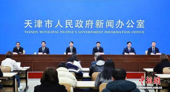图为吹风会现场。　（天津市政府新闻办供图）