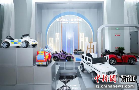 POP设界·平湖设计城展出的童车。平湖市委宣传部供图