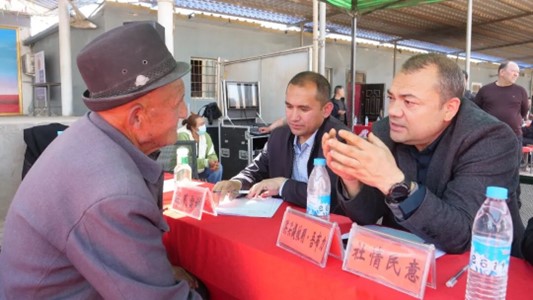 叶城县政协开展“政协委员走基层”实践活动