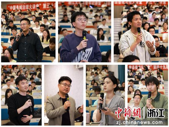 图为现场观众进行提问。孙杨洋 摄 图为现场观众进行提问。孙杨洋 摄