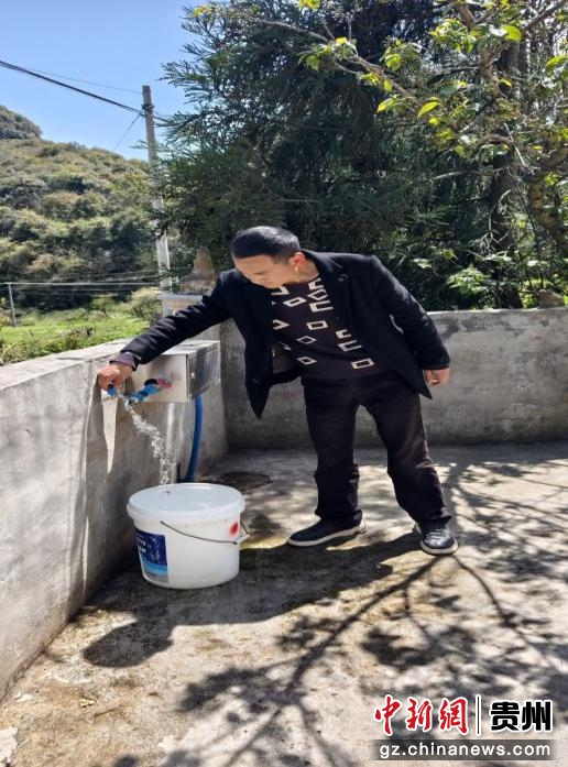 自来水通到村民庭院。 袁堇峰摄