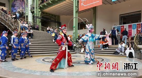 近日，演出现场。（武义县职业技术学校供图）