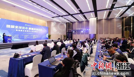 独角兽企业海外上市对接会现场。主办方 供图 独角兽企业海外上市对接会现场。主办方 供图