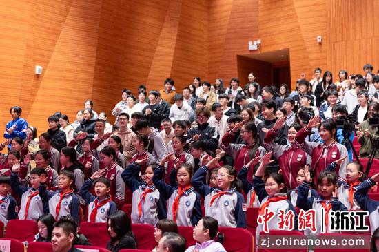4月23日,活动现场。(杭州师范大学供图) 4月23日,活动现场。(杭州师范大学供图)