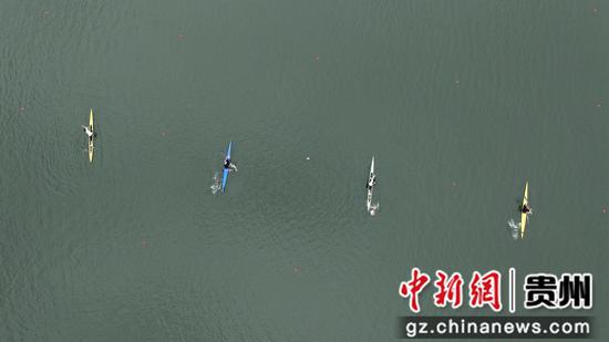 运动员正在集训中