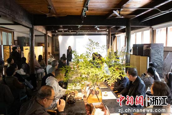 印水山房民间版画馆开馆，学者在座谈。主办方供图