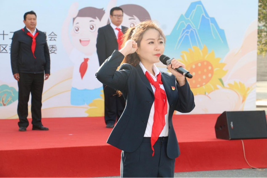 图片为2024年10月13日，“红领巾爱祖国”自治区示范性主题队日活动