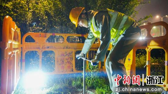 近期，永康市钱江水务管网冲洗作业前方一线。程恺&nbsp;供图