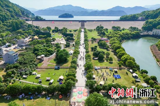 活动现场。（航拍图）王敏智&nbsp;摄