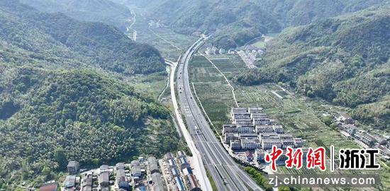 俯瞰台金高速。台州管理中心&nbsp;供图