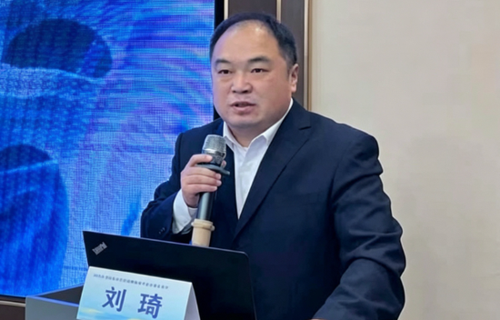 工作中的刘琦。（图片由市委组织部提供）