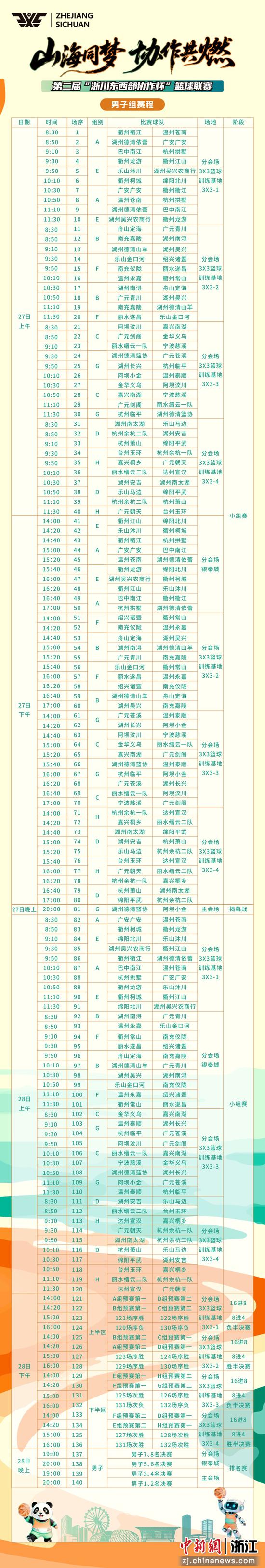 赛程图。主办方供图 赛程图。主办方供图