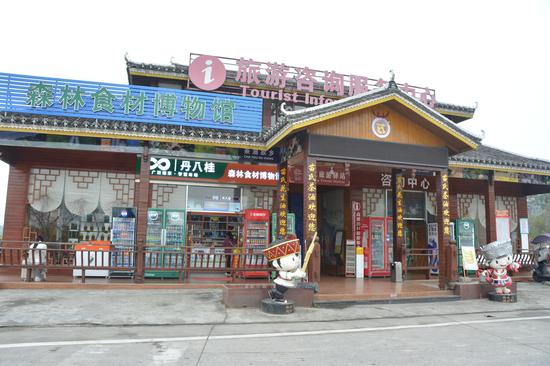 图为“丹八桂”和“森林食材博物馆”全貌。 吴俊鹏 摄 图为“丹八桂”和“森林食材博物馆”全貌。 吴俊鹏 摄