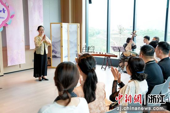 两岸曲友共续“牡丹缘”。遂昌县委宣传部供图