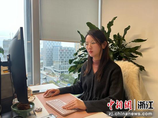 浙江省健康云有限公司云网中心副经理石慧平。杭钢集团&nbsp;供图