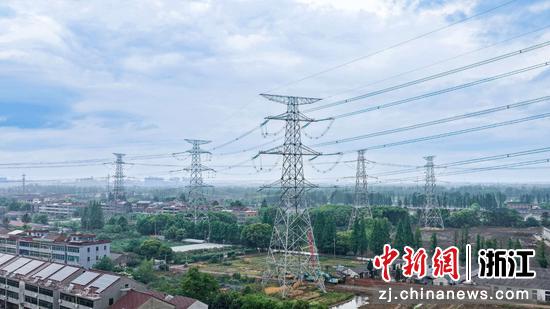 临平500千伏输变电工程。&nbsp;国网浙江电力供图