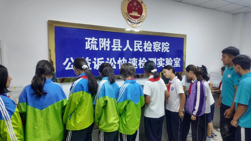 疏附检察开放日 让师生家长“零距离”感受法治力量