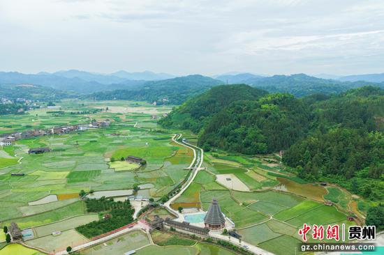 剑河县南明大坝。吴麟钦 摄