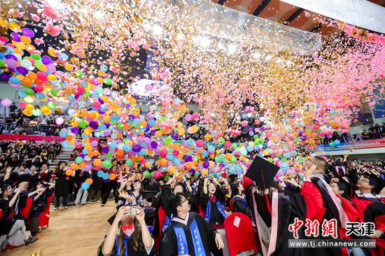 图为活动现场。(天津外国语大学供图) 图为活动现场。(天津外国语大学供图)