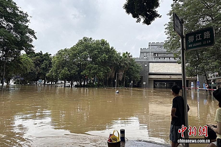 广西柳江2026年第1号洪水过境