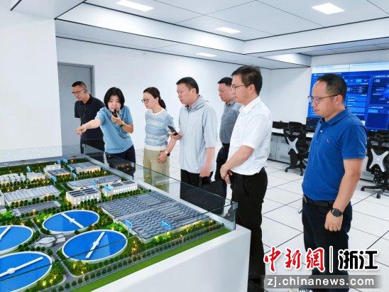 近日，考察组实地调研现场。舟山官方&nbsp;供图