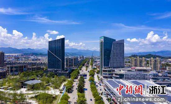 俯瞰丽水经开区。丽水经开区&nbsp;供图