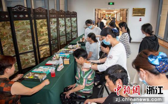 活动现场。浙江省中医院供图