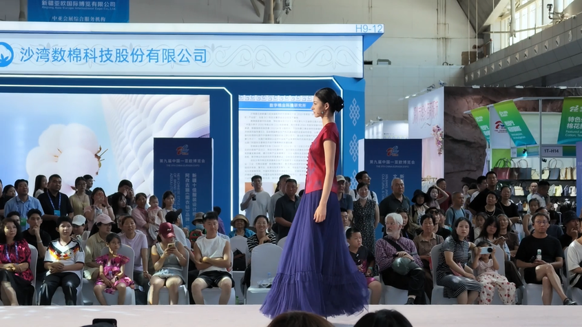 艾德莱斯时装秀亮相第九届中国—亚欧博览会