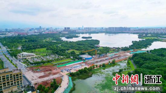 建设中的金华中央创新城（南区）。金华开发区&nbsp;供图