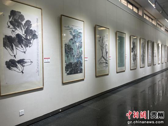 图为展出的部分作品。杨茜 摄 图为展出的部分作品。杨茜 摄