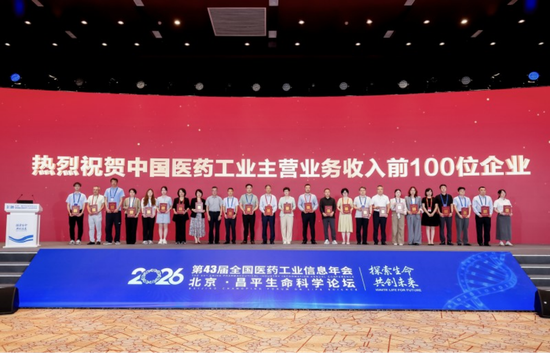 康臣药业集团副总裁、研发中心总经理杜颖博士（左八）代表公司领奖。