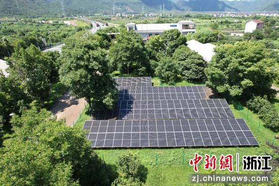 收费站草坪光伏发电板。骆加春&nbsp;摄
