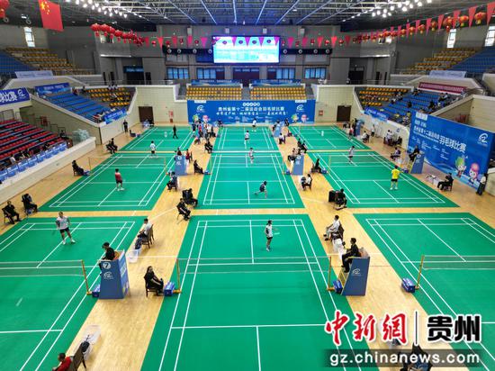 7月18日，贵州省第十二届运动会竞技体育组羽毛球比赛在荔波县正式开赛。