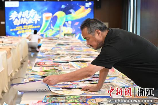 2025年9月17日,2025年“国寿小画家”省级评选现场。王刚 摄 2025年9月17日,2025年“国寿小画家”省级评选现场。王刚 摄