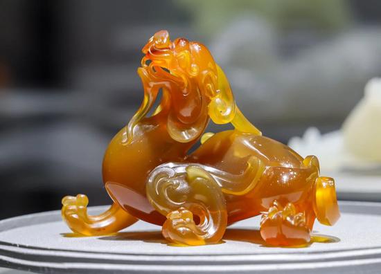 一等奖张俭宇作品《辟邪守护》。