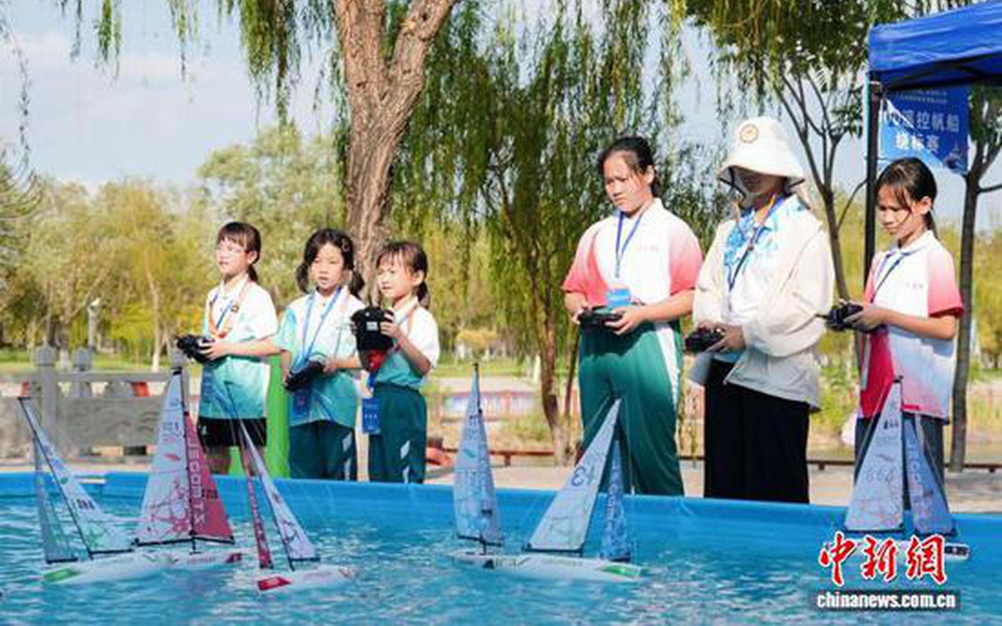 全国青少年航海模型教育竞赛总决赛在宁夏大武口启幕 少年逐梦深蓝赛场