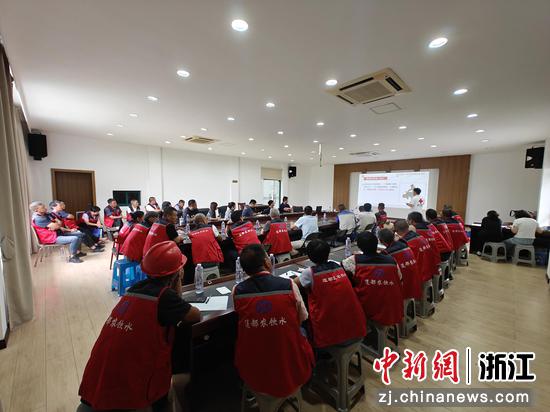 日前，丽水排水开展农饮水运维培训。刘邵斐&nbsp;供图