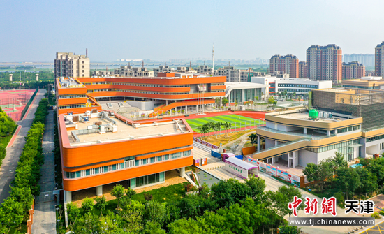 图为生态城第四社区。（中新天津生态城供图）