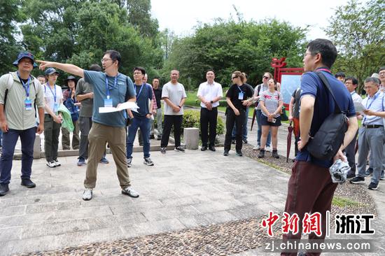 45名中外科学家走进长兴“金钉子”国家级自然保护区。主办方供图