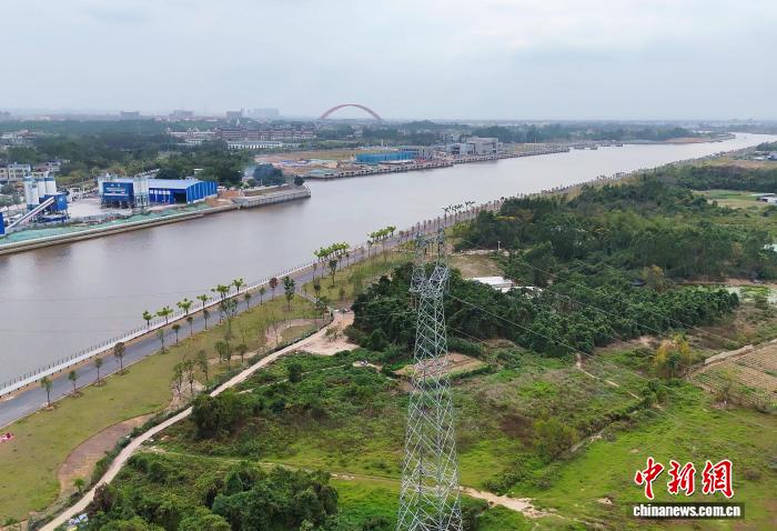 广西规模最大水上综合服务区正式通电 电网赋能平陆运河通江海