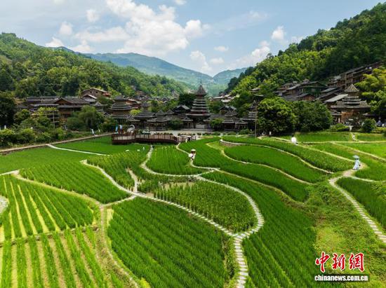 贵州肇兴侗寨景致宜人