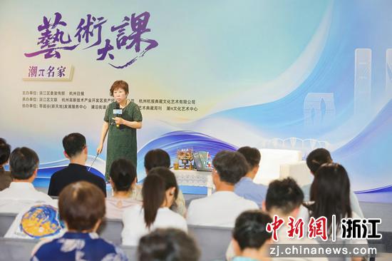 近日，王旭烽开讲现场。（主办方供图）