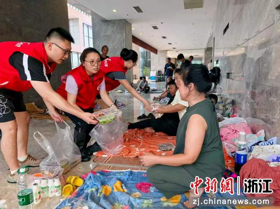 近日,后海塘企业社区避灾安置点现场。韩林雍 供图 近日,后海塘企业社区避灾安置点现场。韩林雍 供图