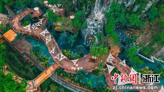 俯瞰南雁荡文旅项目。平阳县委宣传部供图