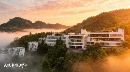 水东乡舍星悦山居酒店。受访者供图
